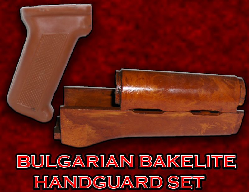 Bulgarian Bakelite Handguard set